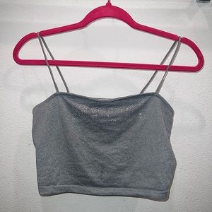 “Angel” Grey Crop Top ✨